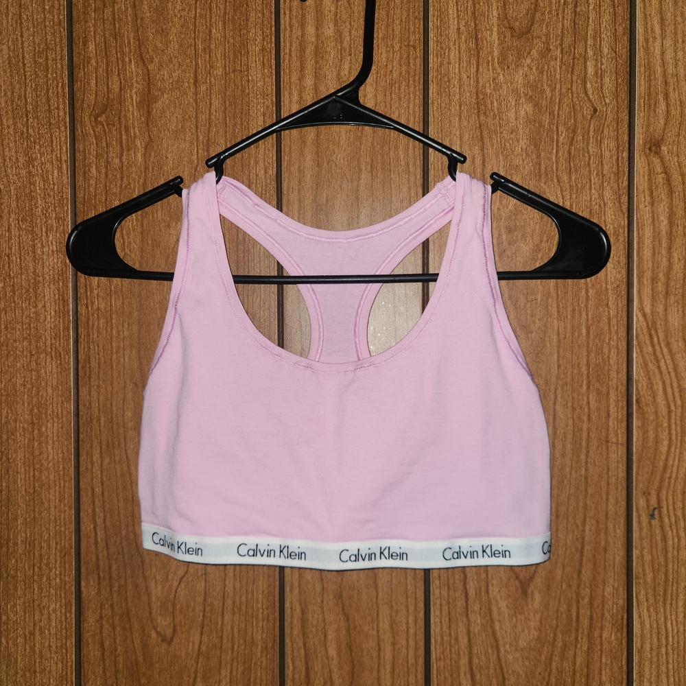 Calvin Klein Pink Women's Sports Bra Size L